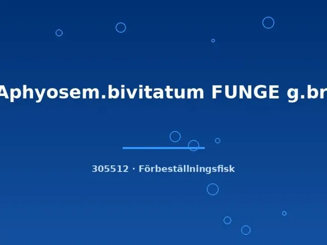 Näsets Ciklidhobby Aphyosemion bivittatum Funge killifisk md