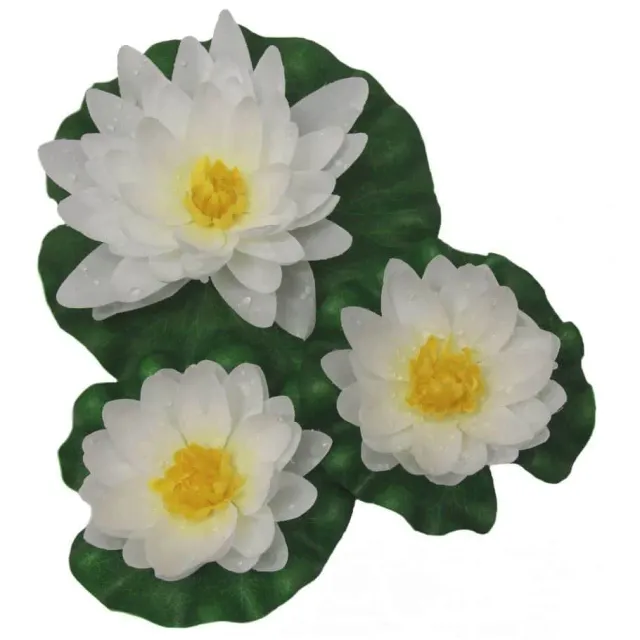 Näsets Ciklidhobby Näckros silke gul flytväxt 3-pack 14 cm