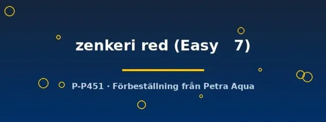 Näsets Ciklidhobby Nymphaea zenkeri red växt Easy7 röd