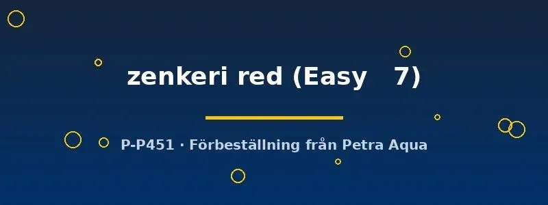 Näsets Ciklidhobby Nymphaea zenkeri red växt Easy7 röd