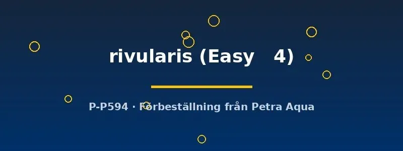 Näsets Ciklidhobby Shinnersia rivularis akvarieväxt Easy4 grön
