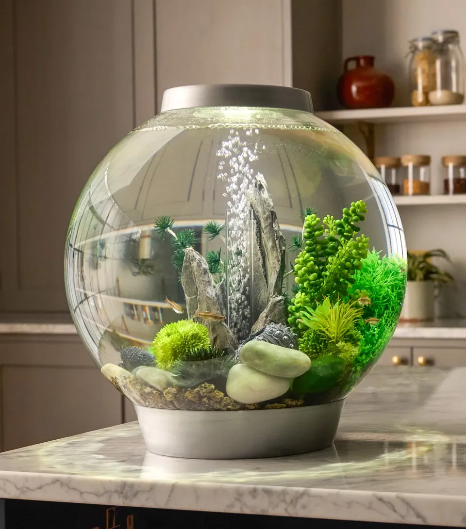 biOrb Quiet Ridge Bundle akvarium grå sten