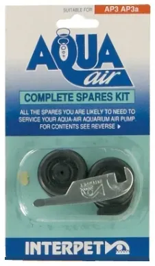 Interpet Aqua Air AP 3 servicesats luftpump årsunderhåll