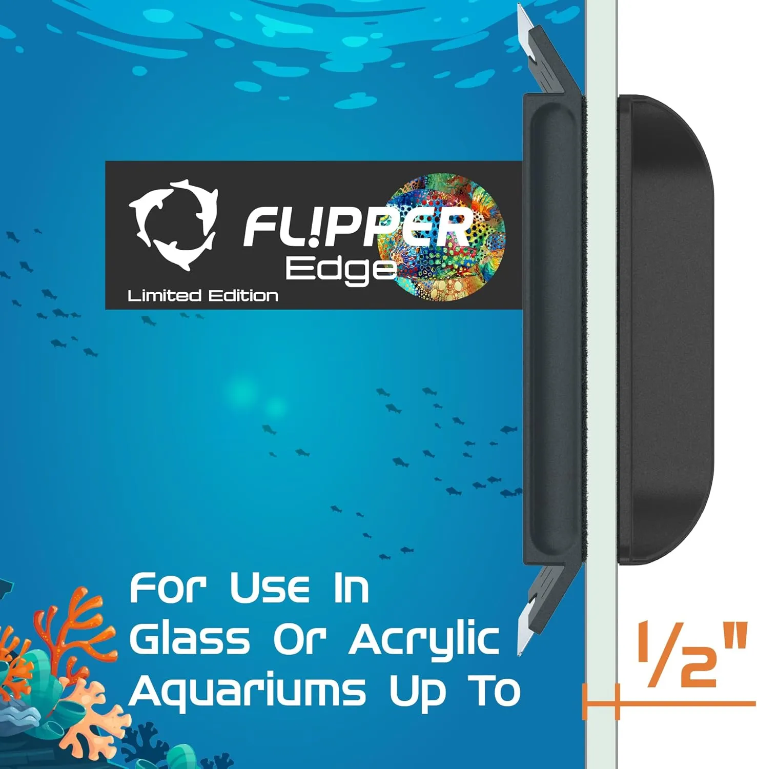 Flipper Edge Puffer MAX magnetskrapa 25 mm floating