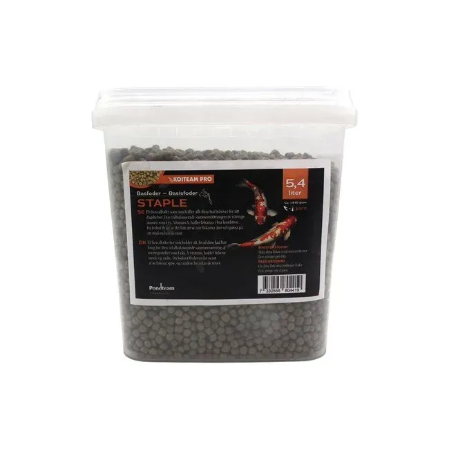 Pondteam KoiTeam Pro Staple dammfoder 5,4 liter bas
