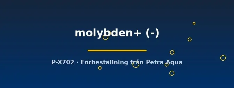 Växtnäring 500 ml molybden+ akvariegödning