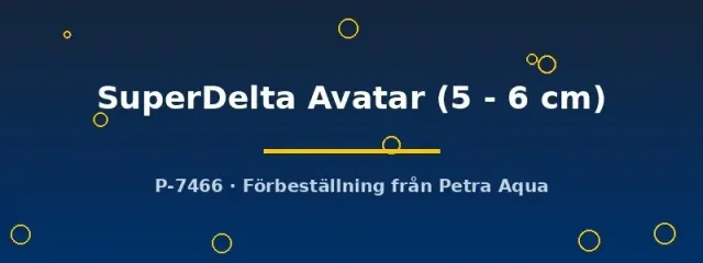 Näsets Betta SuperDelta Avatar kampfisk hane 5-6 cm