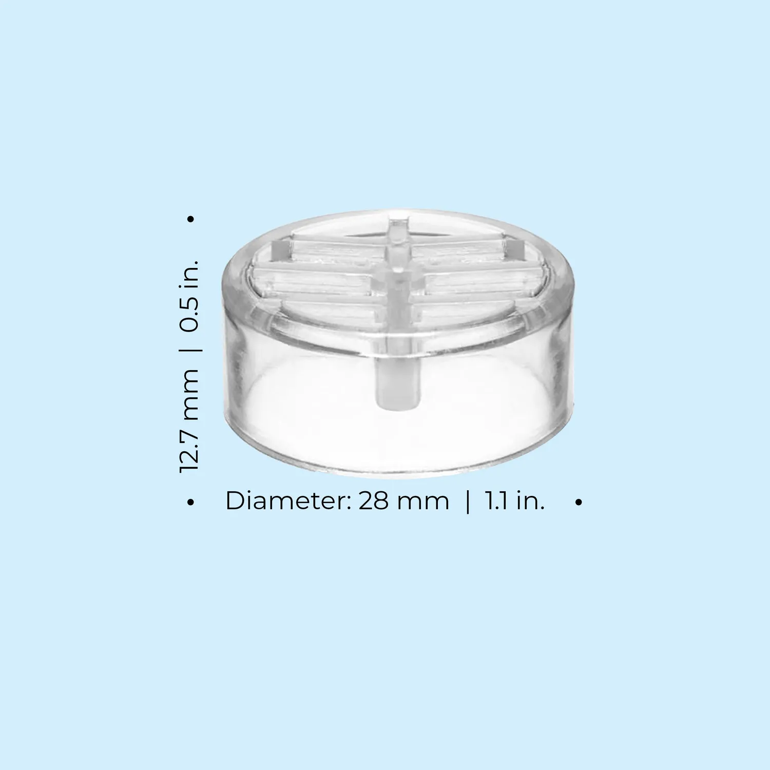biOrb Bubble Tube Guard bubbelrörsskydd transparent