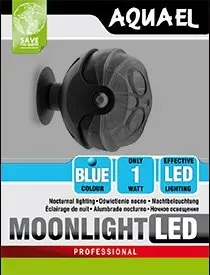 Aquael Moonlight LED-belysning nattljus akvarium