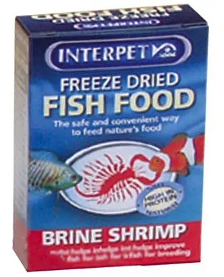 Interpet Freeze Dried Brine Shrimp fiskfoder 4g frystorkad