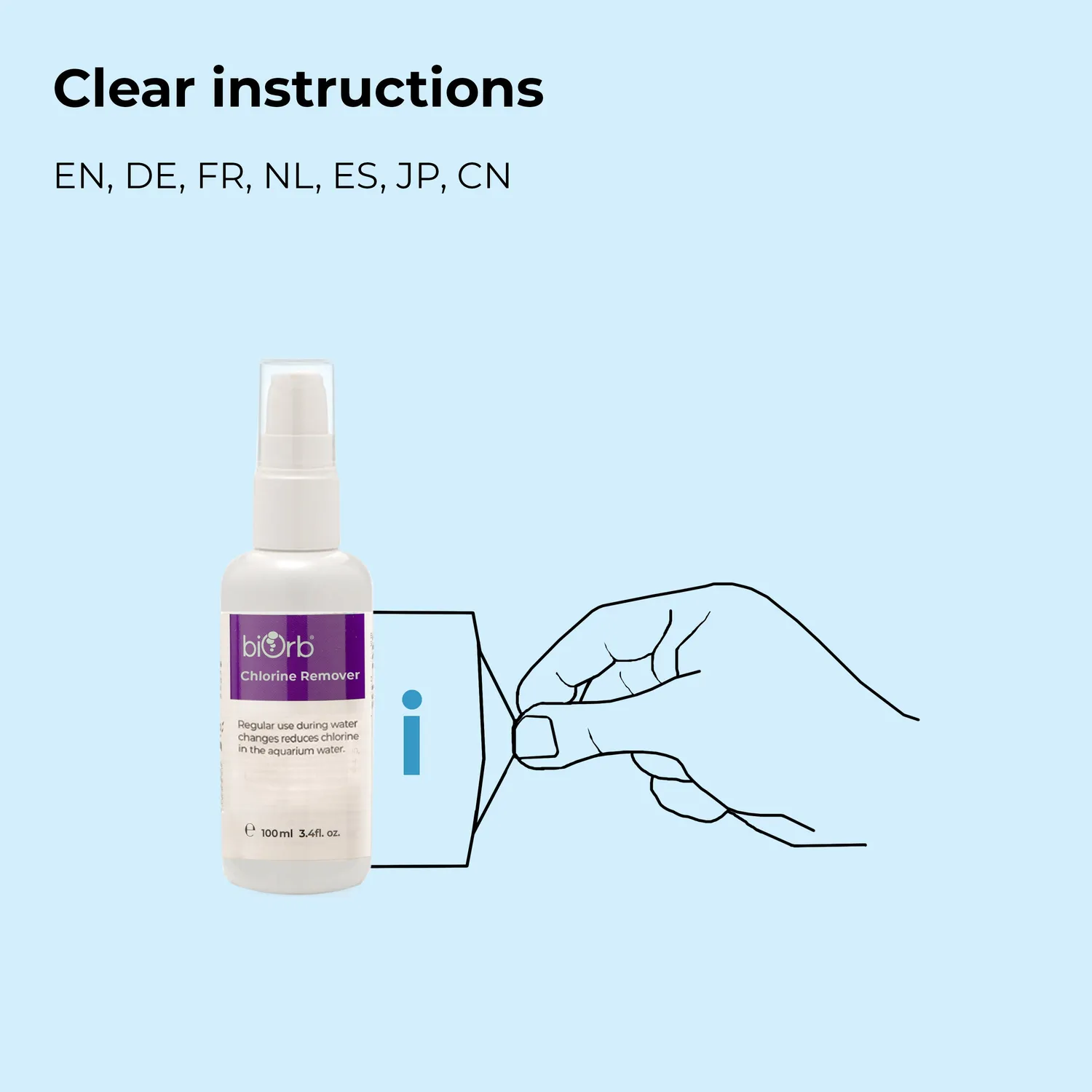 biOrb Chlorine Remover vattenberedare 100 ml vitamin B