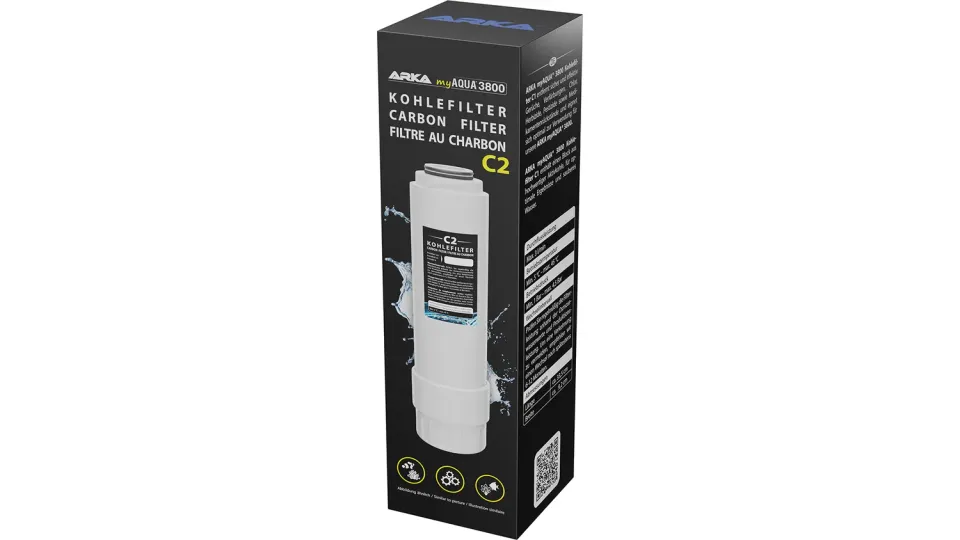 ARKA myAQUA 3800 kolfilter C2 komplett aktivkol efterfilter