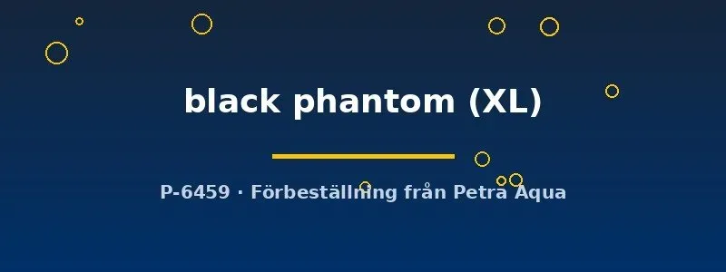 Näsets Ciklidhobby Poecilia reticulata Black Phantom guppy XL hona