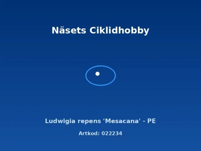 Näsets Ciklidhobby Ludwigia repens Mesacana akvarieväxt PE