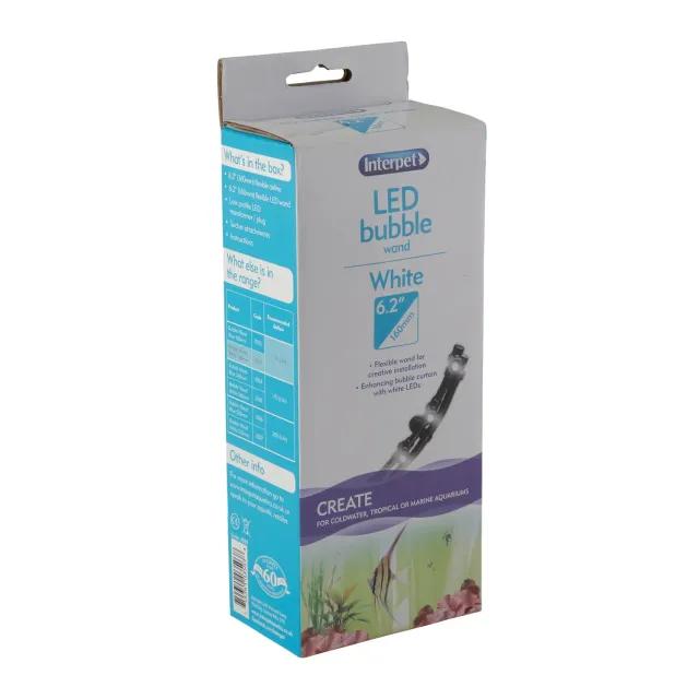 Interpet LED Bubble Wand bubbelstav 16 cm vit ljus