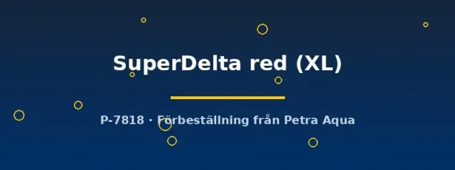 Näsets Ciklidhobby Betta SuperDelta red XL kampfisk hane röd