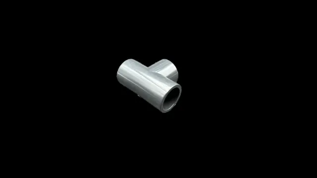 Garnelen TV PVC-U T-stycke 25 mm rörkoppling mörkgrå