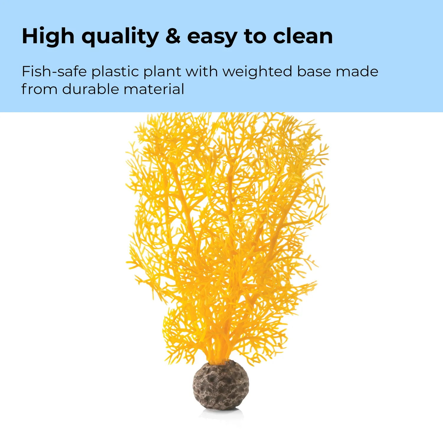 biOrb Small Sea Fan akvarieväxt orange 200 mm