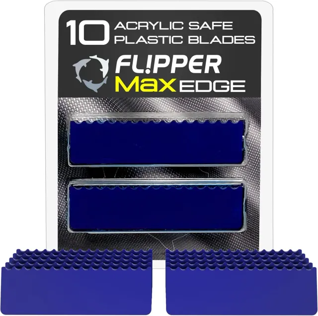 Flipper Edge MAX reservblad plast akryl 10-pack