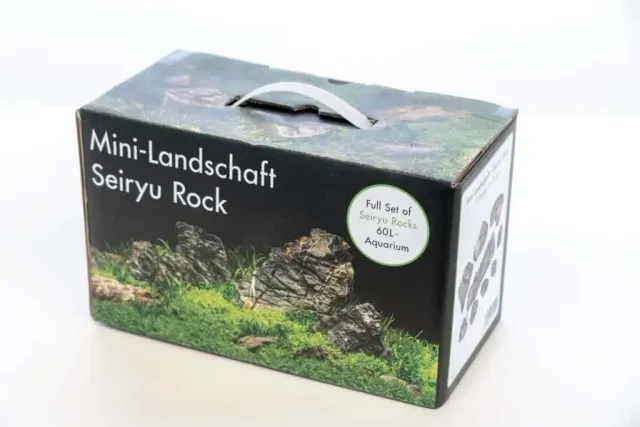 Aquadeco Rock-Box Minilandskap akvariesten 9 stenar 60L