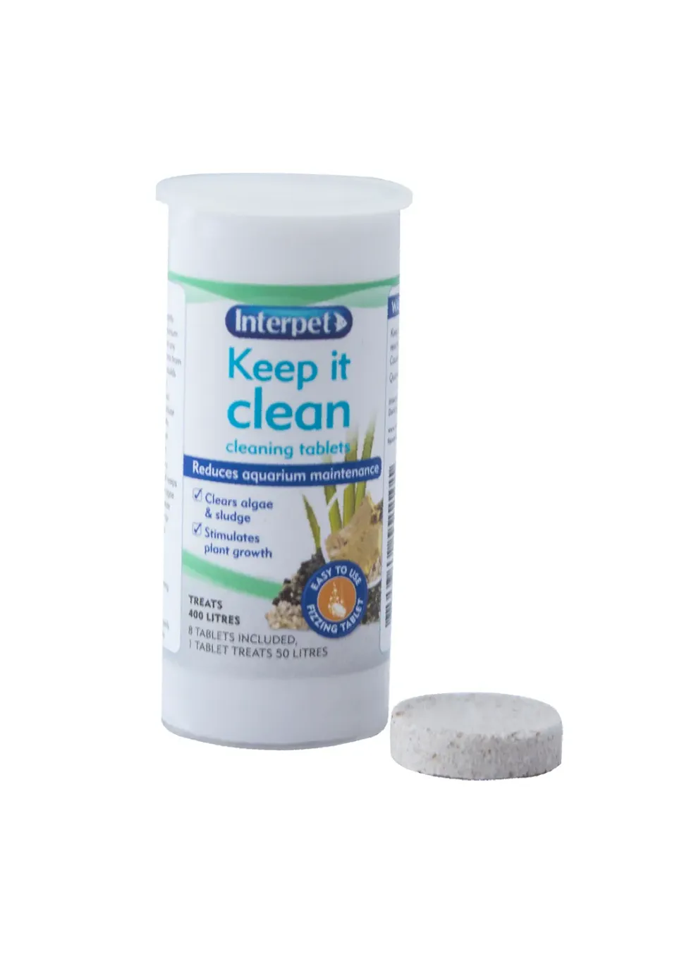 Interpet Keep It Clean rengöringstabletter 8-pack klarvatten