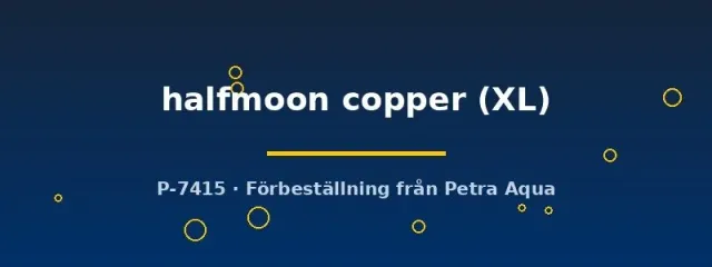 Näsets Ciklidhobby Betta spl. halfmoon copper kampfisk XL hane