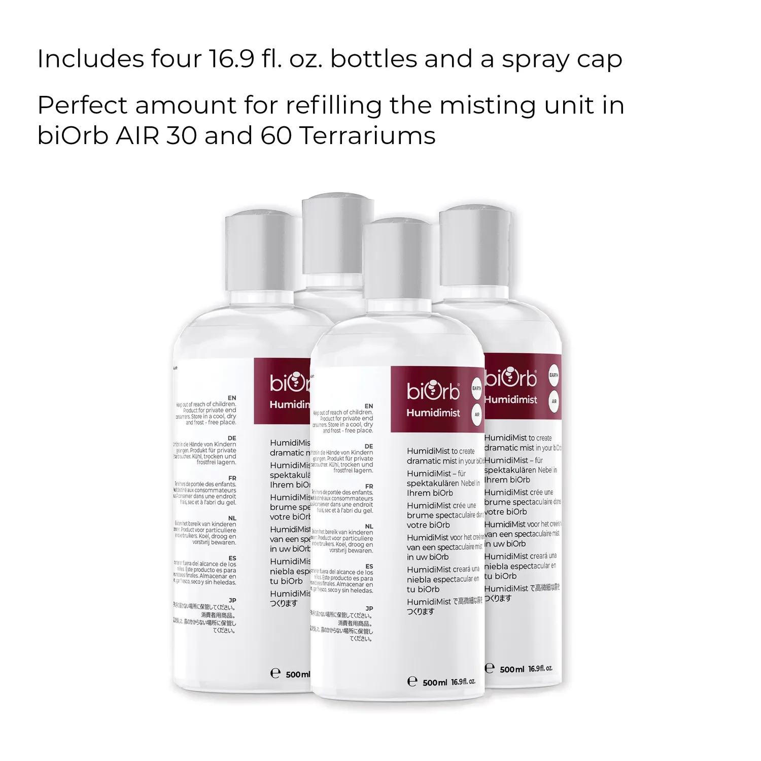 biOrb Humidimist dimvatten 4-pack 4x500 ml