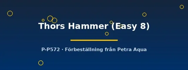 Microsorum Thors Hammer Easy8 akvarieväxt tålig