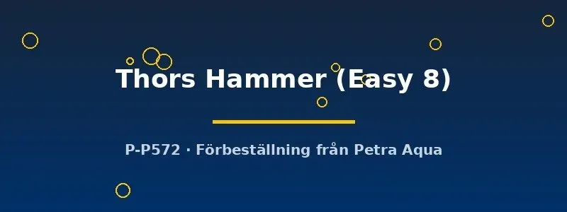 Microsorum Thors Hammer Easy8 akvarieväxt tålig