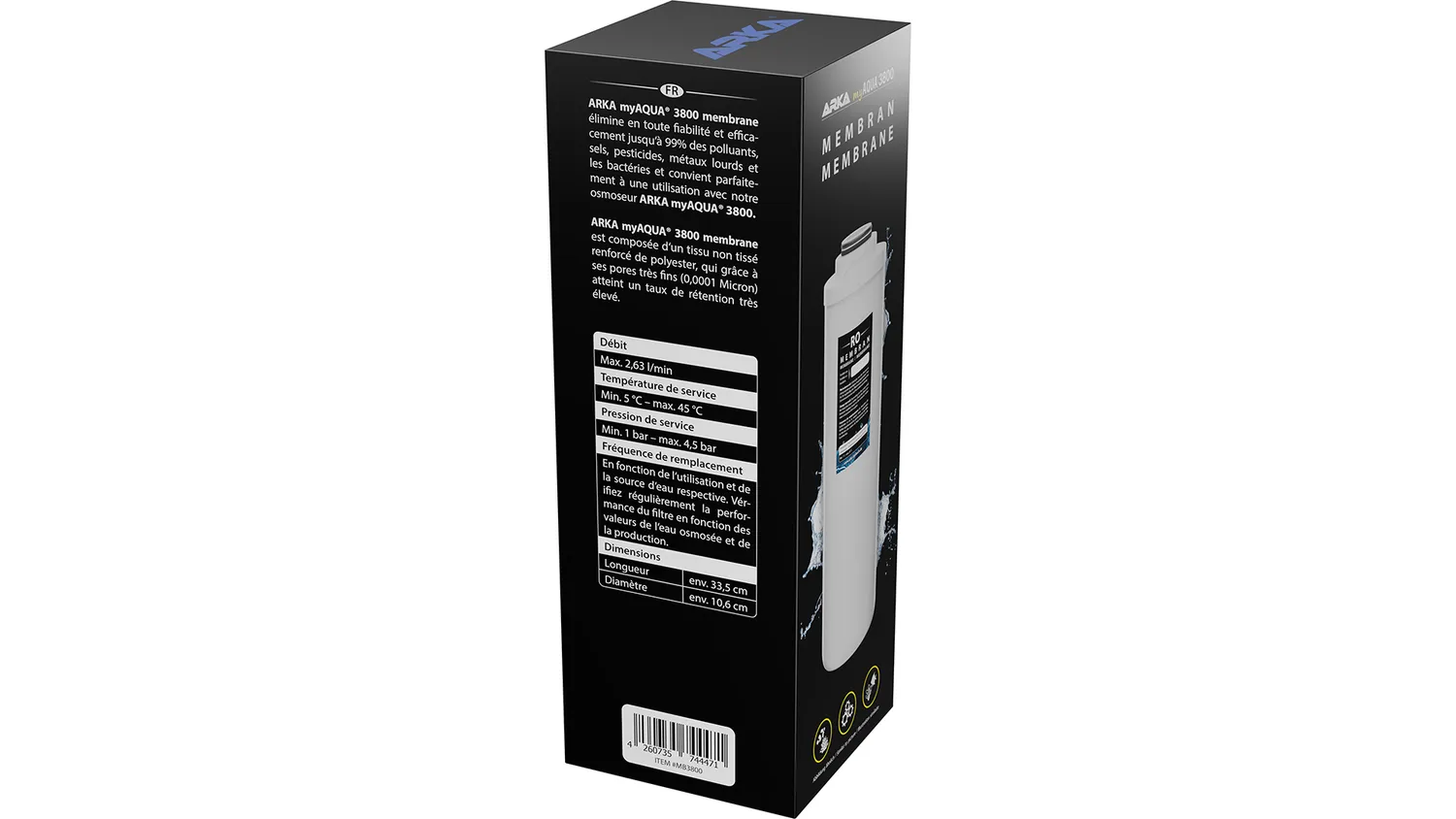 ARKA myAQUA 3800 osmosmembran ersättningsmembran