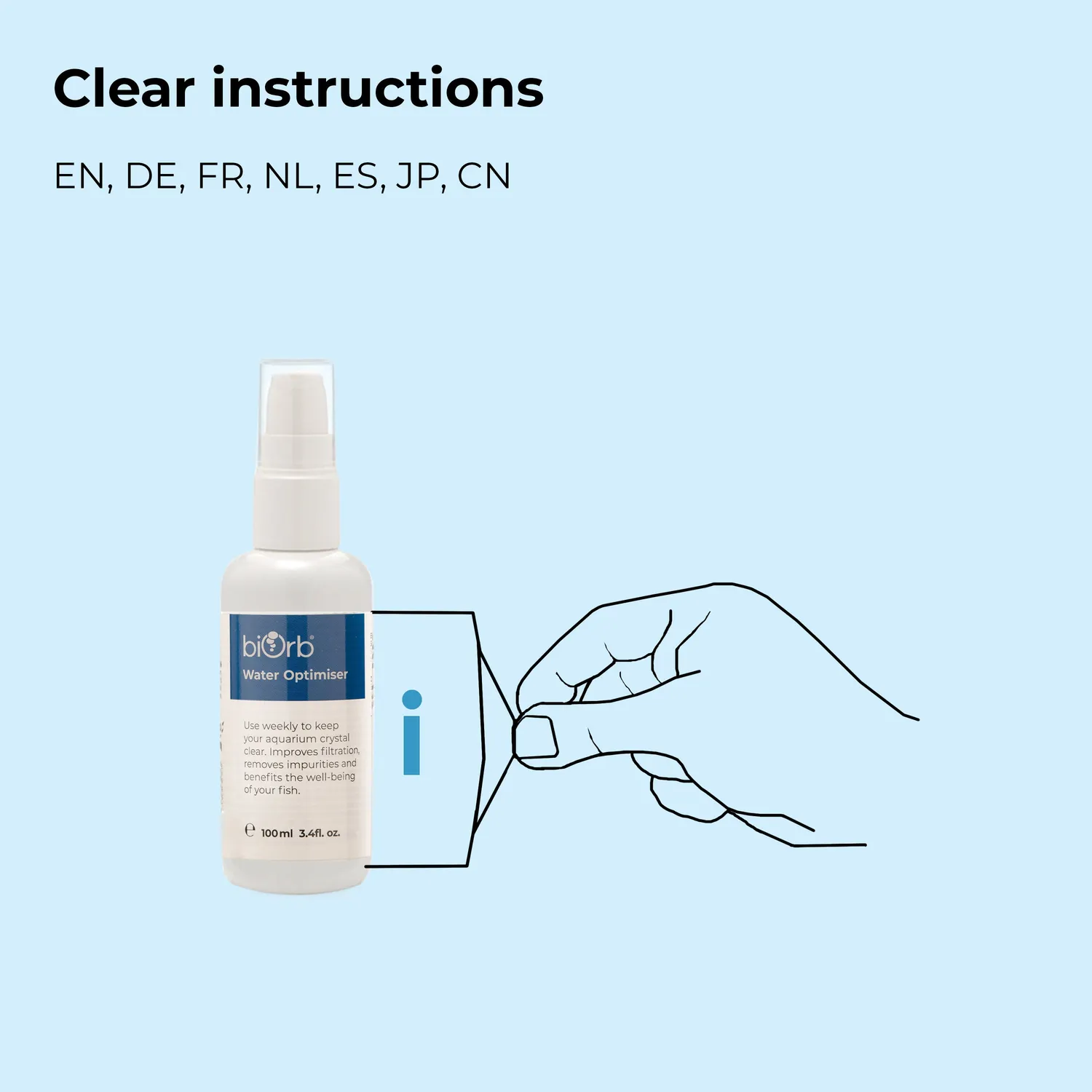 biOrb Water Optimiser vattenvård 100 ml klarvatten