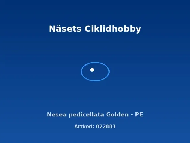 Näsets Ciklidhobby Nesea pedicellata Golden akvarieväxt PE
