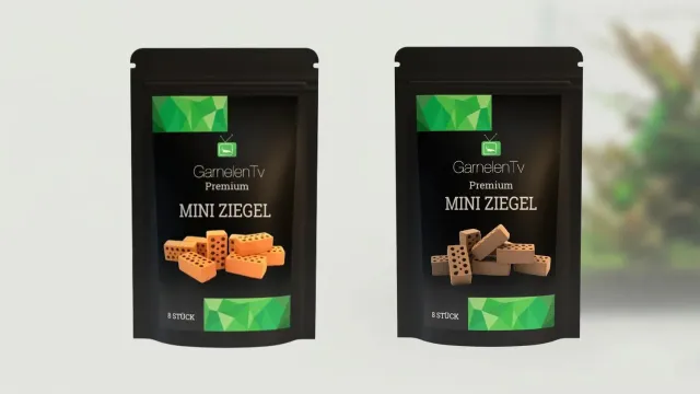 GarnelenTV Mini Ziegel akvarietegel set Chocolate Terra