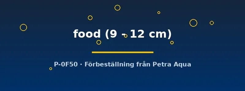 Näsets Ciklidhobby Live fish food foderfisk 9–12 cm