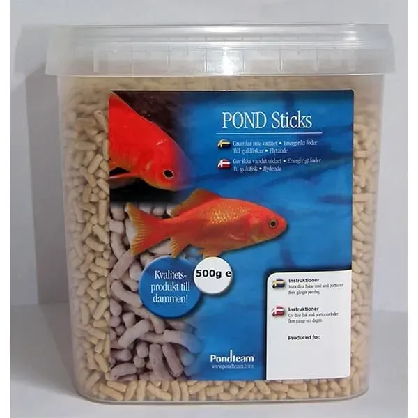 Näsets Ciklidhobby Pondsticks dammfoder 5,4 liter 400 g