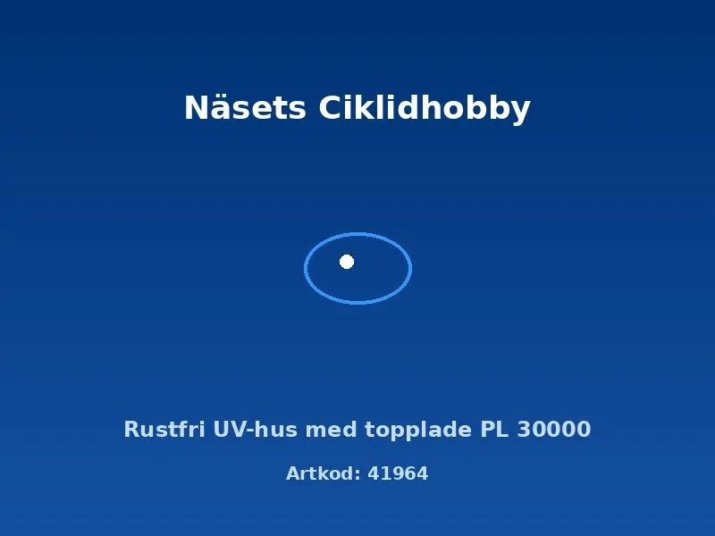 UV-hus rostfritt PL 30000 med topplade till damm