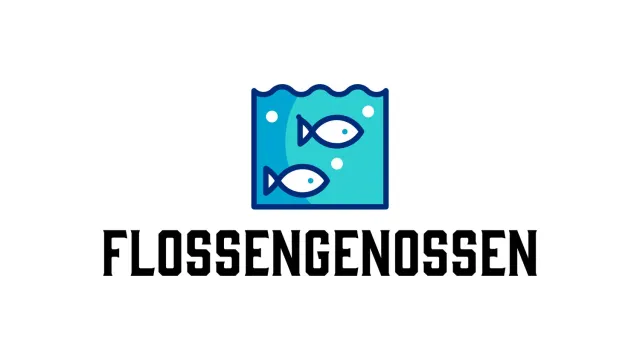 Garnelen TV Flossengenossen klistermärken 10-pack vattentäta