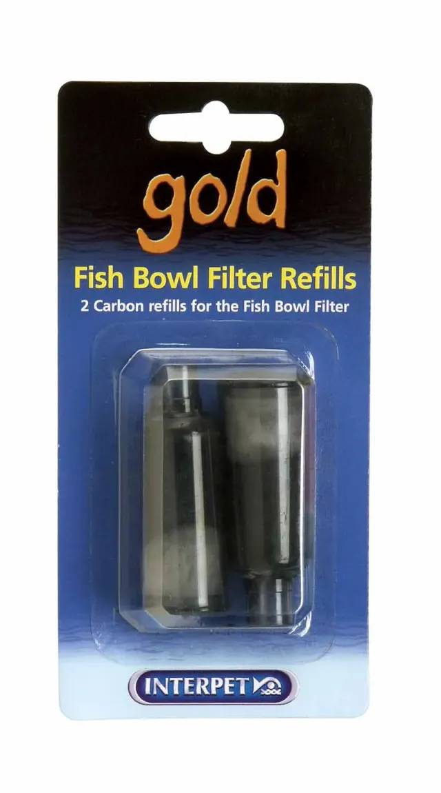 Interpet Gold Fish Bowl kolfilter refill 2-pack skål