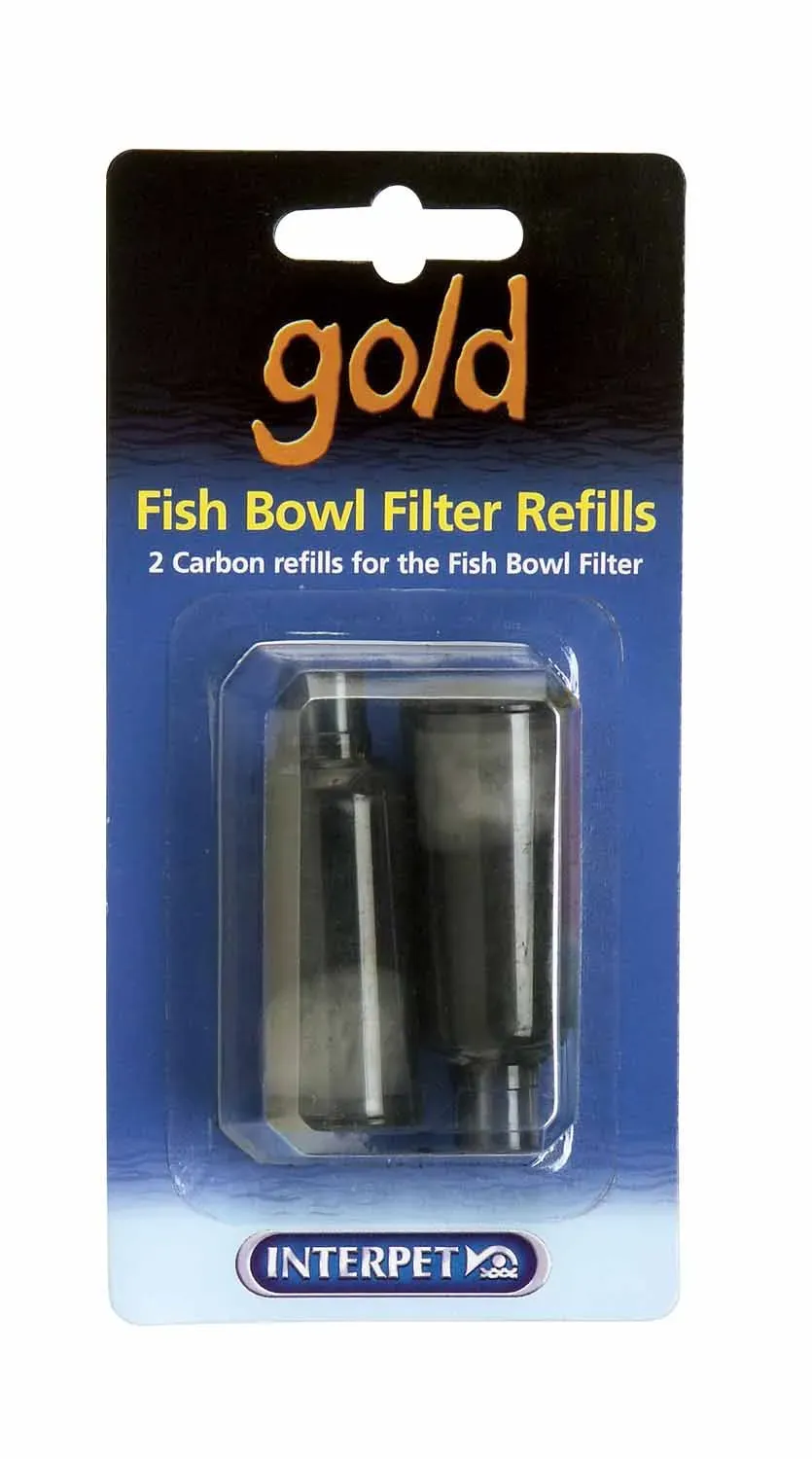 Interpet Gold Fish Bowl kolfilter refill 2-pack skål