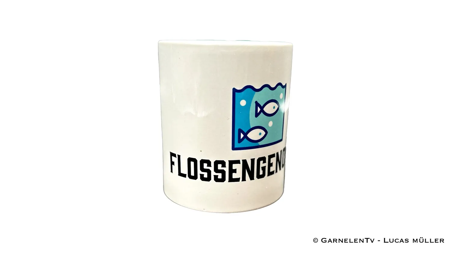 Garnelen TV Flossengenossen mugg 300 ml keramik
