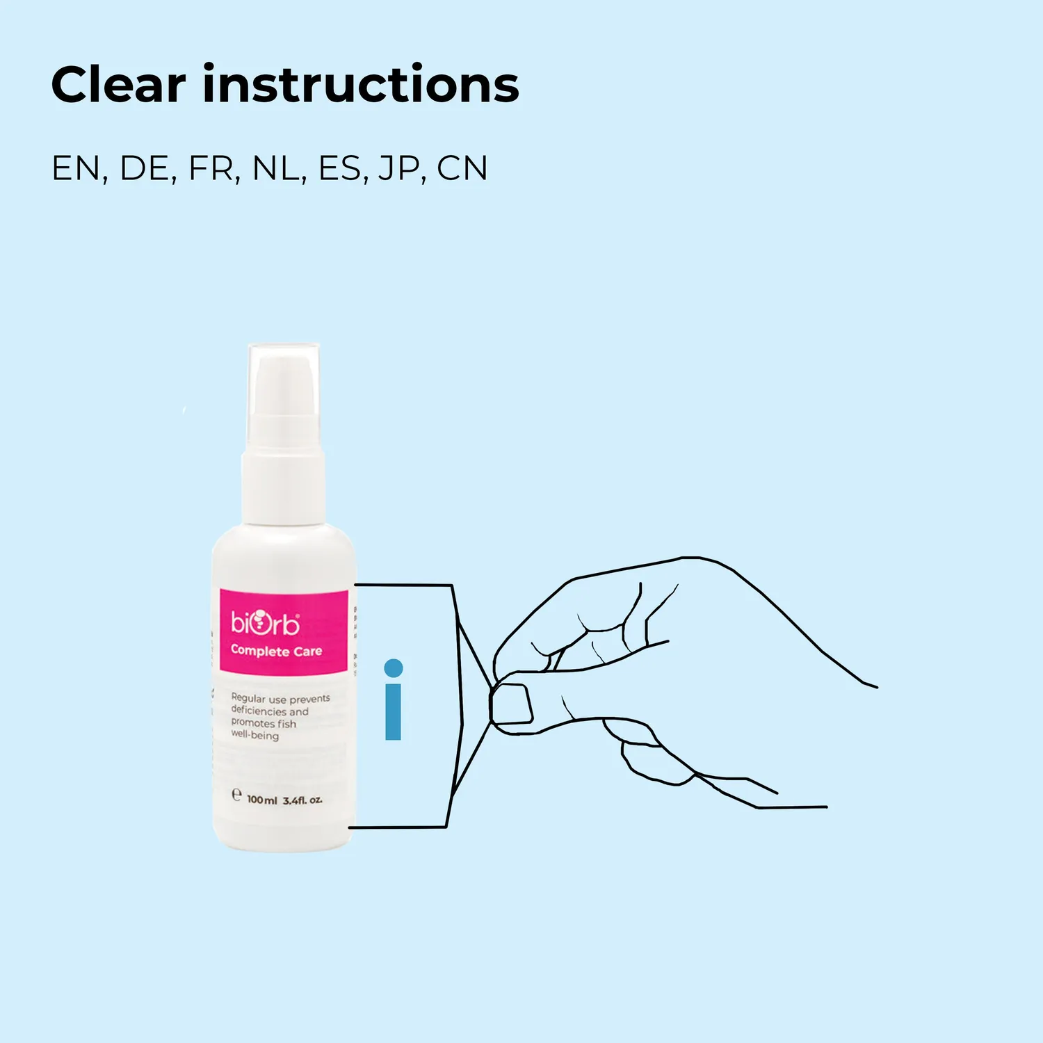 biOrb Complete Care fiskvård 100 ml vitamin B