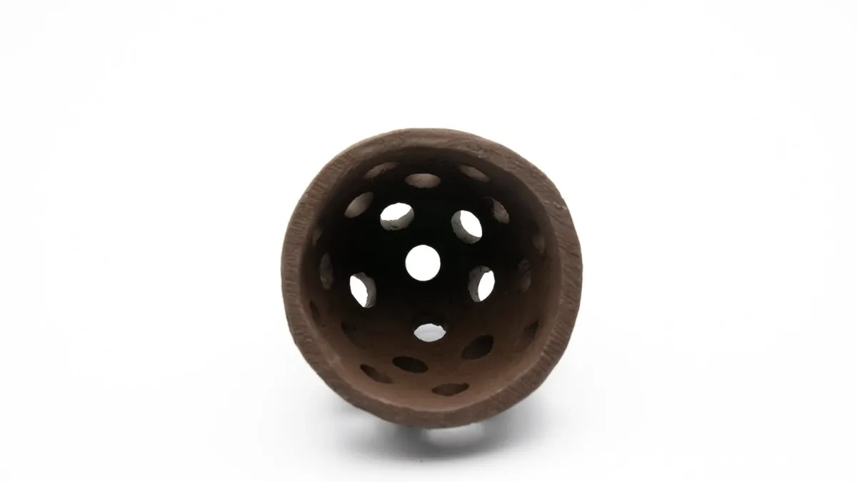 Garnelen TV Räkigloo akvarieinredning svart/brun 6,5 cm