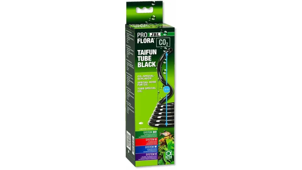 JBL Proflora CO2 Taifun Tube CO2-slang svart 3 m
