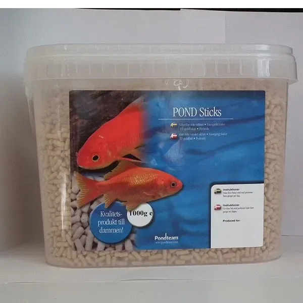 Näsets Ciklidhobby Pondsticks dammfoder 10,6 liter flytande