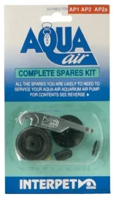 Interpet Aqua Air AP 1 & 2 servicesats luftpump årskit