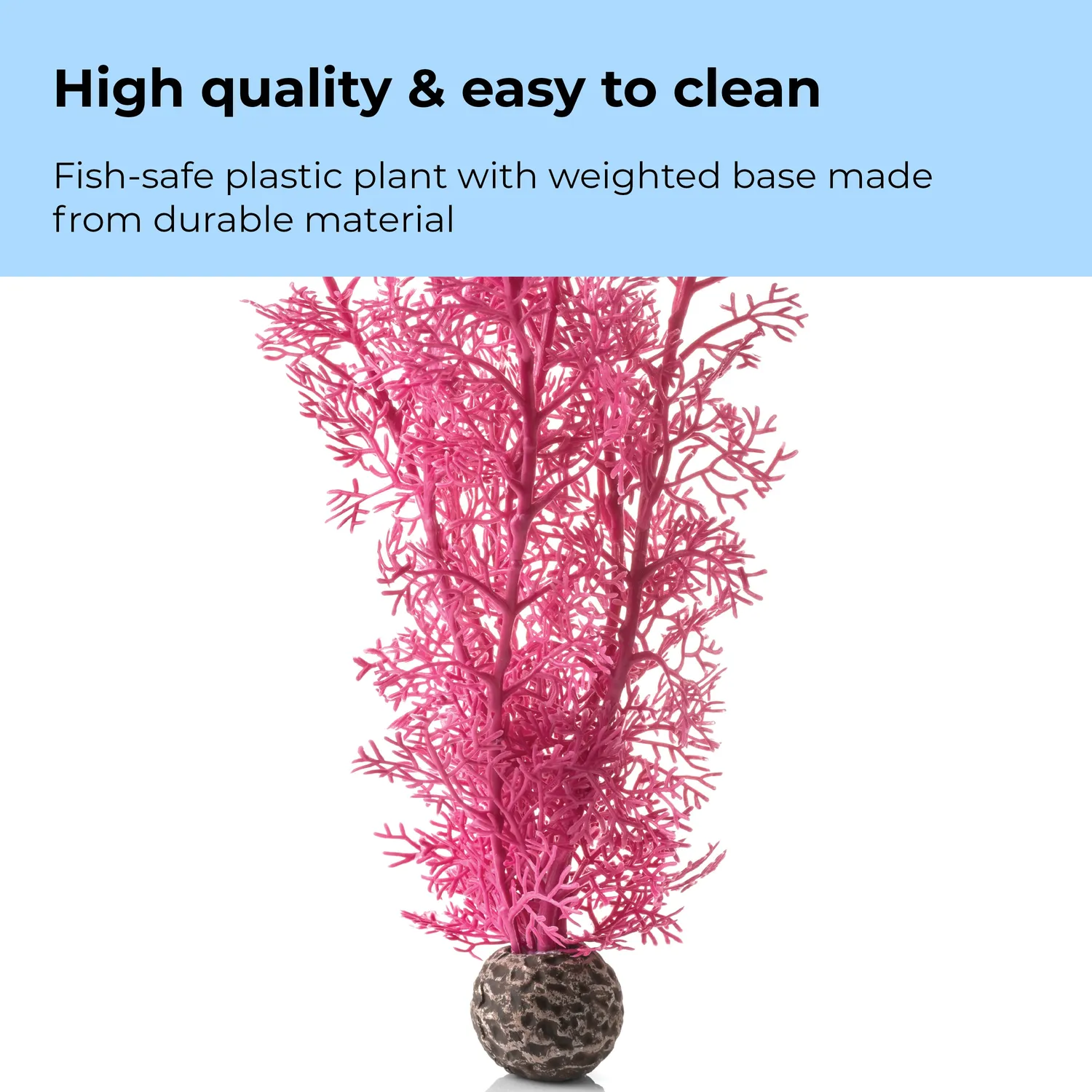biOrb Medium Sea Fan växt akvarium rosa 290 mm