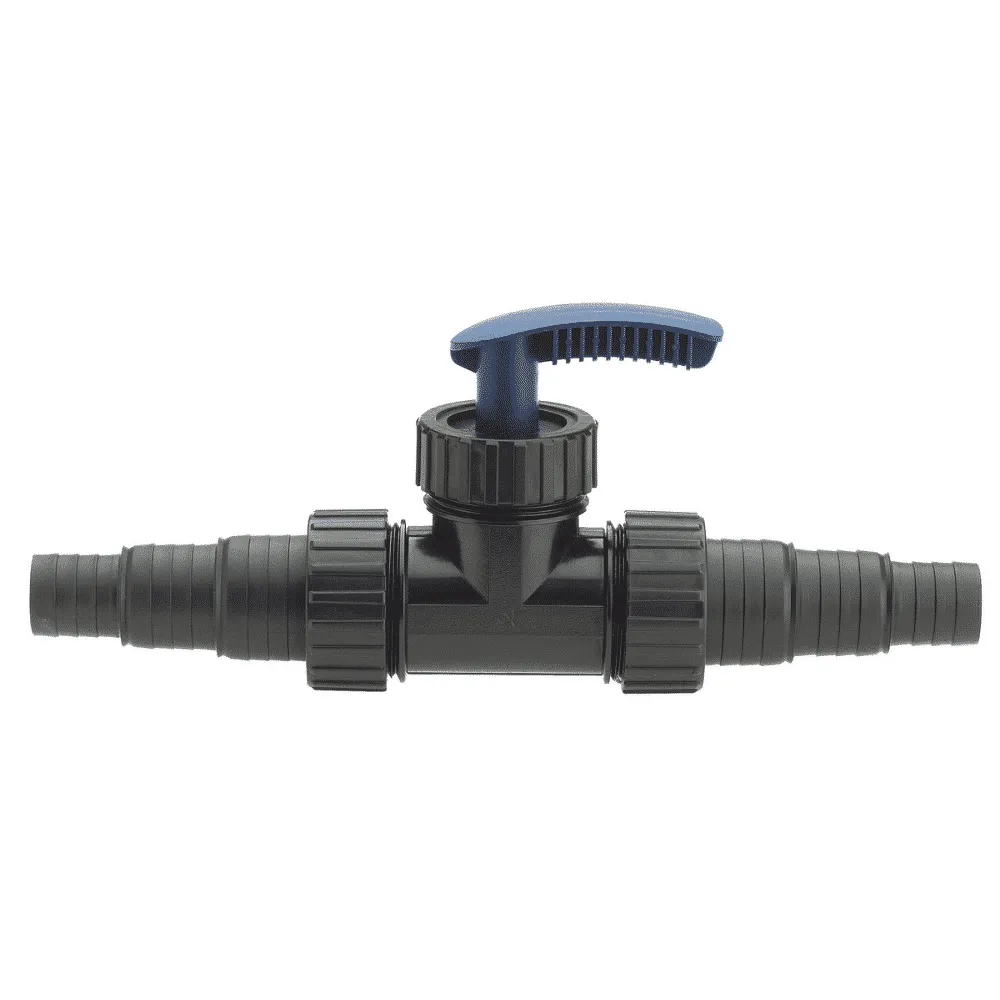 Flödesregulator 1 1/2″ med slangadapter 1″–1/2″
