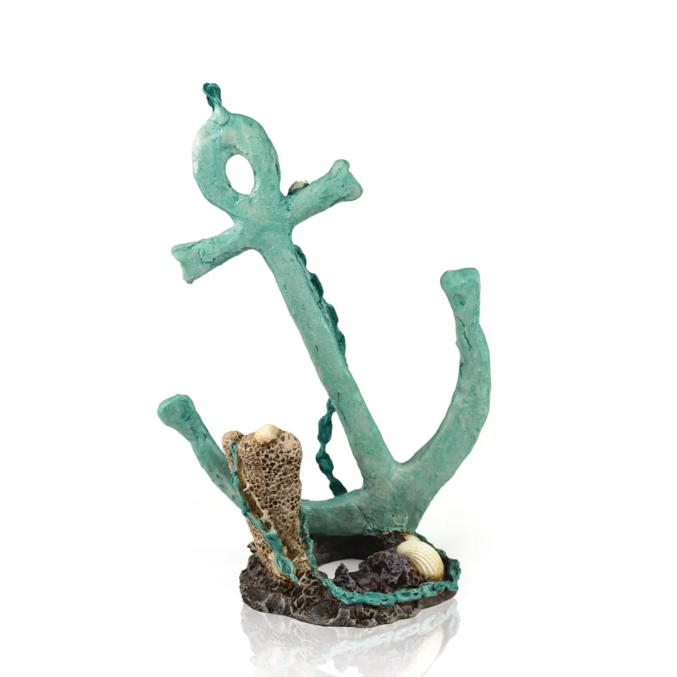 biOrb Anchor Sculpture akvariedekoration grön