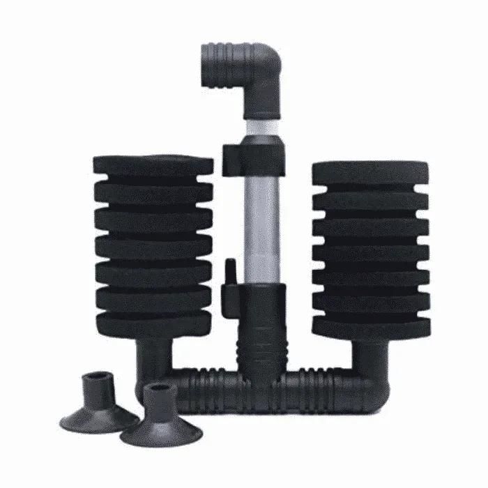 Näsets Ciklidhobby Svampfilter dubbel akvariefilter 120L luftdrivet