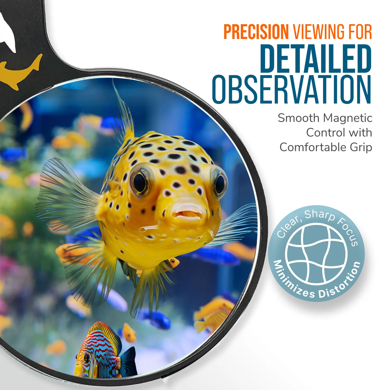 DeepSee Viewer Black 4" akvarieviewer svart lins